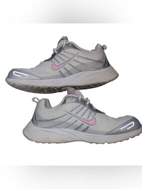Nike Women’s Air Shoo-In White & Pink Walking Sneakers Size 8